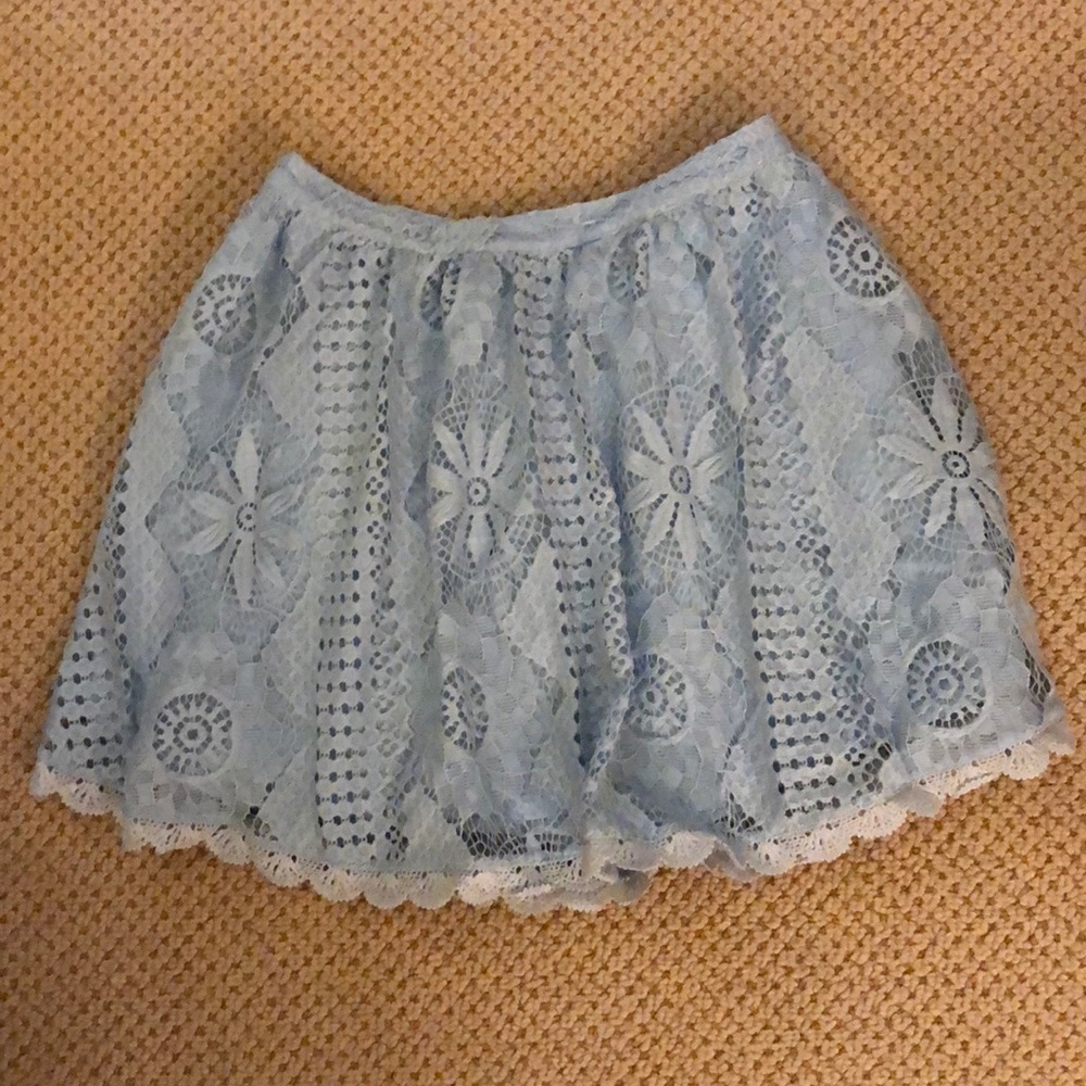 Free people lace skirt